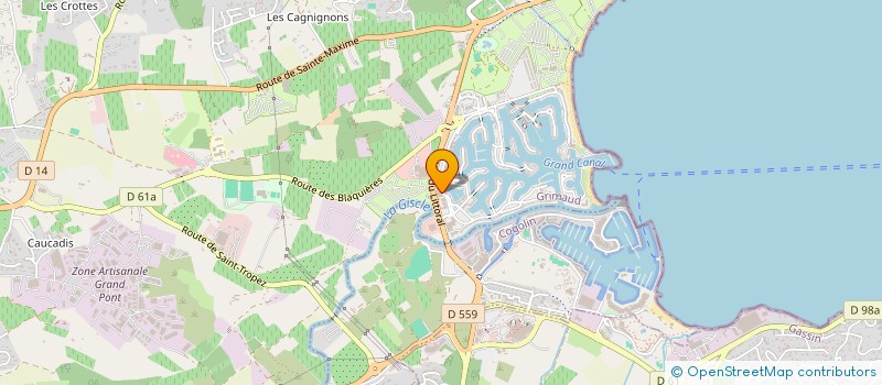 localisation de l'entreprise LC REFORM PILATES STUDIO à GRIMAUD