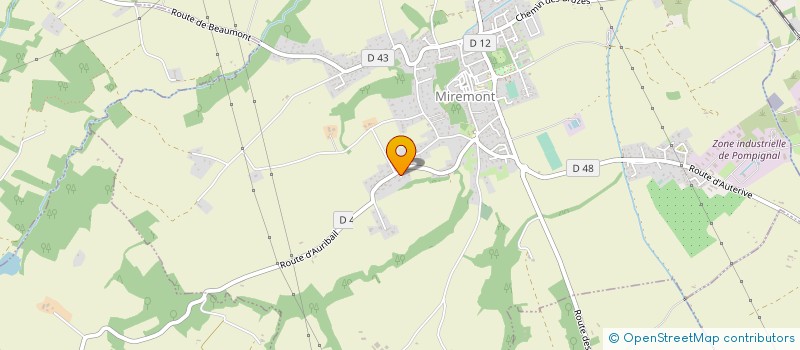 localisation de l'entreprise LC RENOBAT à MIREMONT