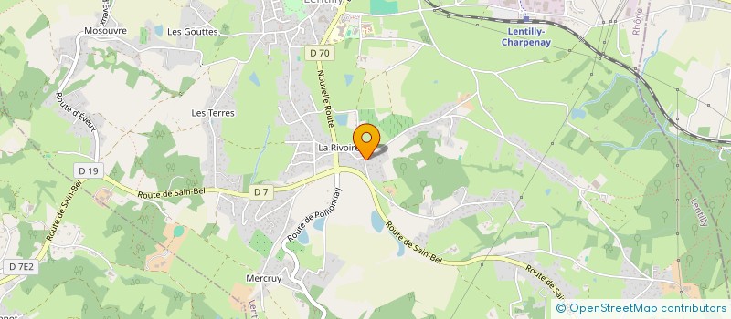 localisation de l'entreprise LC RENOV CONCEPT  LENTILLY