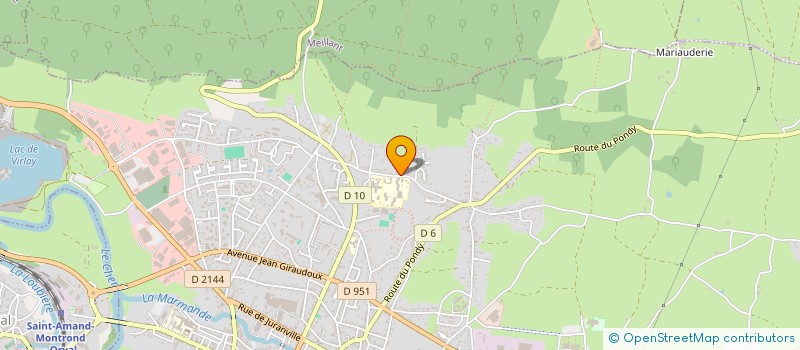 localisation de l'entreprise LC RENOVATION  SAINT-AMAND-MONTROND