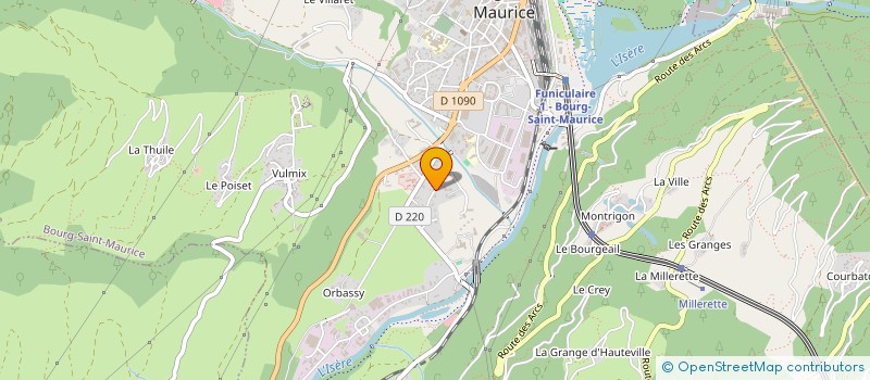 localisation de l'entreprise LC RENOVATION CONSTRUCTION  BOURG-SAINT-MAURICE