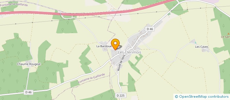 localisation de l'entreprise LC RENOVER - DECORER  LES CLERIMOIS