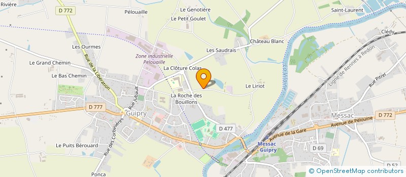 localisation de l'entreprise LC ROCHER  GUIPRY-MESSAC