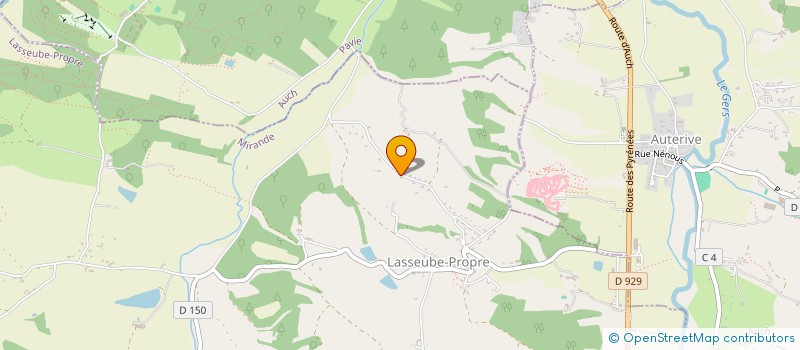 localisation de l'entreprise LC'S HOMES à LASSEUBE-PROPRE