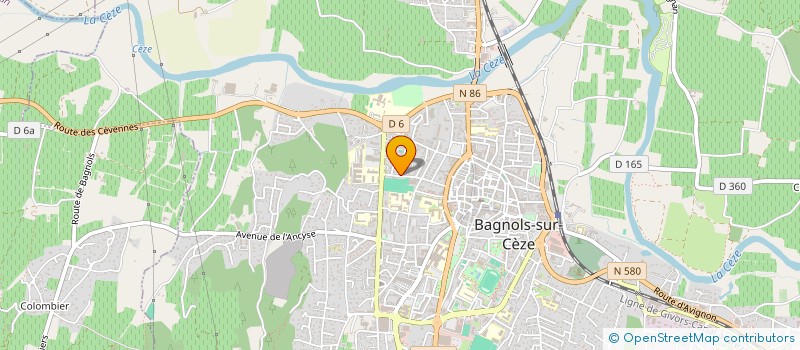 localisation de l'entreprise LC-SERVICES PRO à BAGNOLS-SUR-CEZE