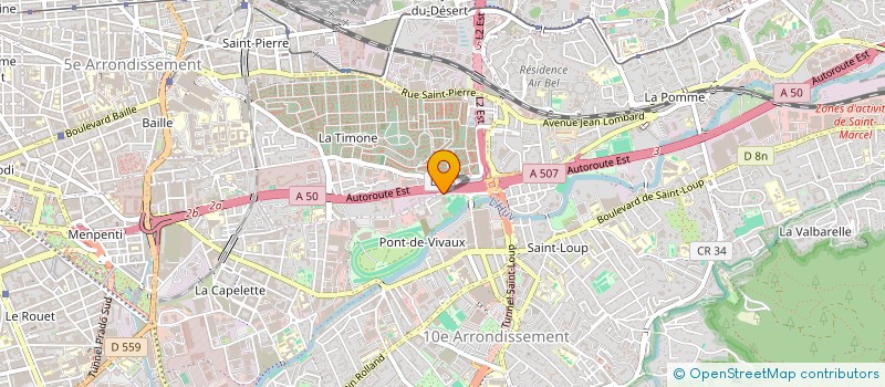 localisation de l'entreprise LC SPORT à MARSEILLE