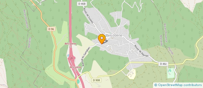 localisation de l'entreprise LC STAZZOLA  BELCODENE