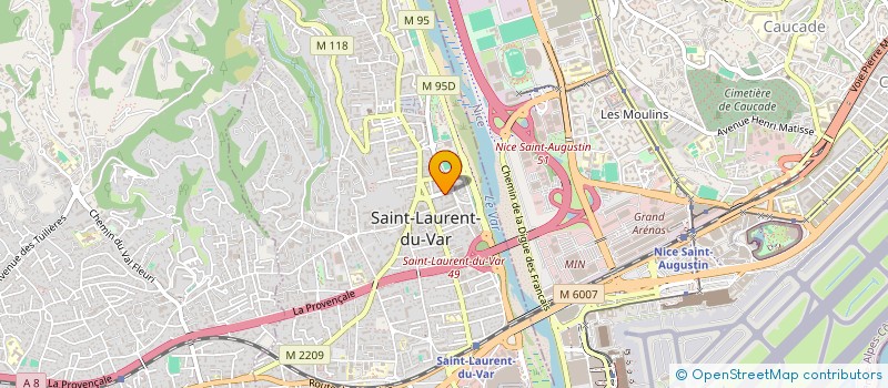localisation de l'entreprise LC SYSTEM à SAINT-LAURENT-DU-VAR