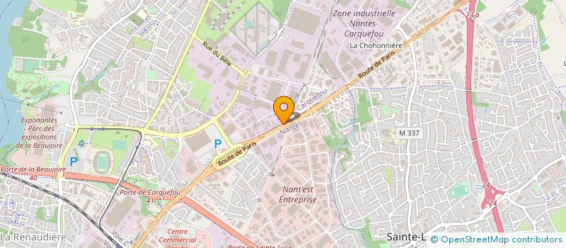 localisation de l'entreprise LC TECHNOLOGIES à THOUARE-SUR-LOIRE