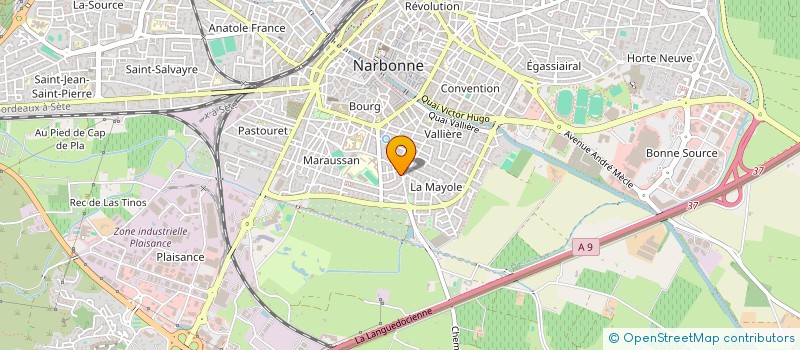 localisation de l'entreprise LC TRANS 11 à NARBONNE