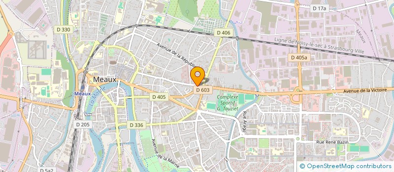localisation de l'entreprise LC TRANS à MEAUX