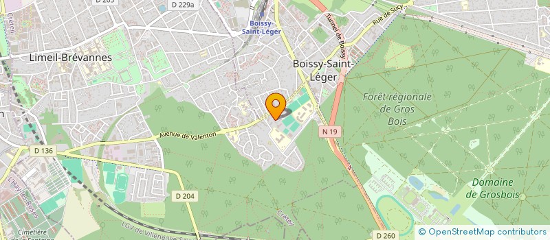 localisation de l'entreprise LC TRANSPORT à LIMEIL-BREVANNES