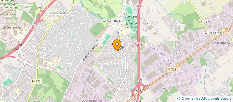 localisation de l'entreprise LC TRANSPORTS EXPRESS à CARQUEFOU