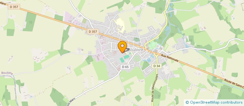 localisation de l'entreprise LC TRANSPORTS LEVERT à BOULOIRE