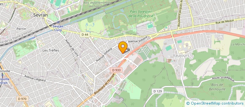 localisation de l'entreprise LC VERNISSAGE  LIVRY-GARGAN