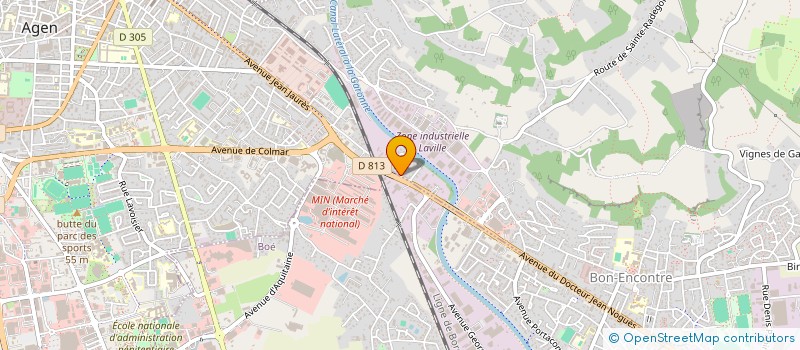 localisation de l'entreprise LC VISION  BON-ENCONTRE