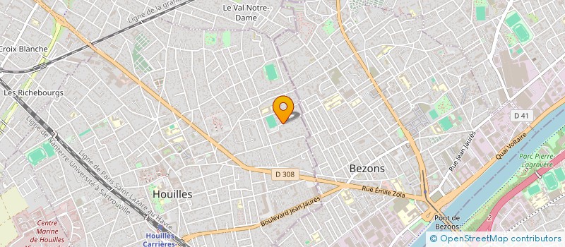 localisation de l'entreprise LC2  HOUILLES