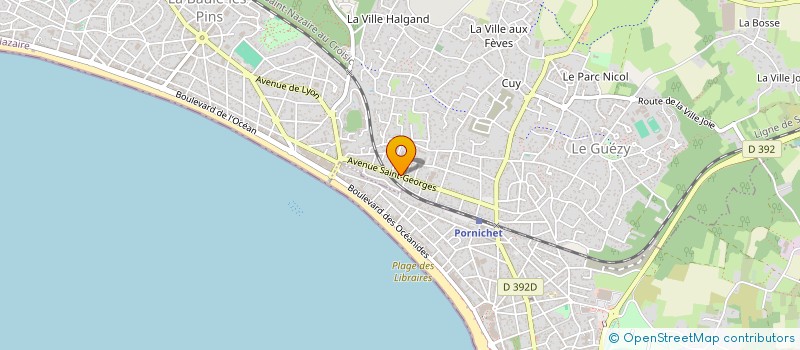 localisation de l'entreprise LC2 IMMOBILIERE à LA BAULE-ESCOUBLAC