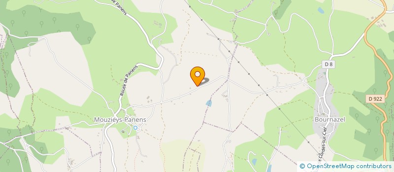 localisation de l'entreprise LC250460  MOUZIEYS-PANENS