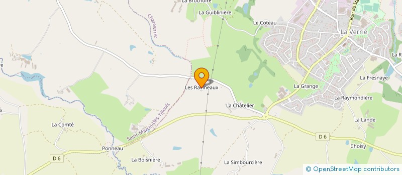 localisation de l'entreprise LC2B  CHANVERRIE