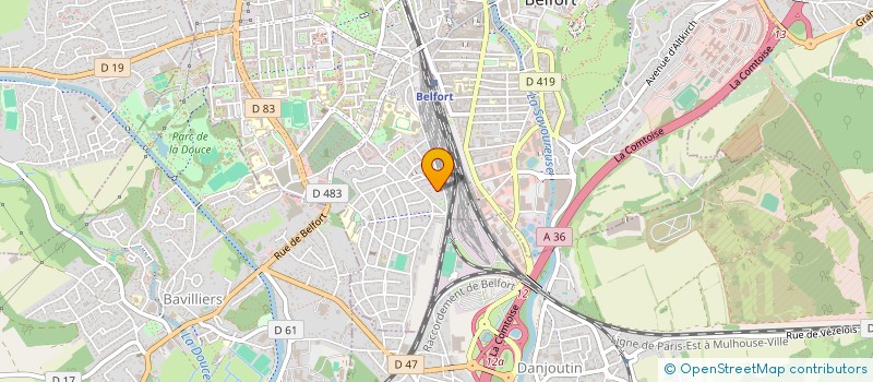 localisation de l'entreprise LC2B  BELFORT