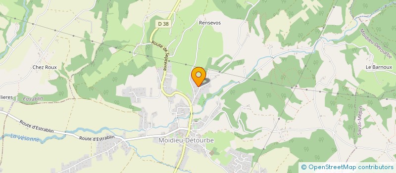 localisation de l'entreprise LC2B-TP  MOIDIEU-DETOURBE