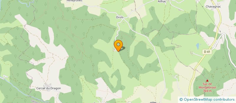 localisation de l'entreprise LC2E  SAINT-PRIVAT-DU-DRAGON