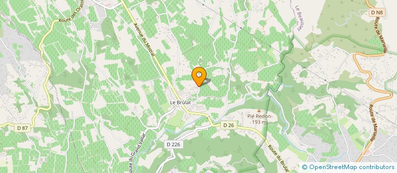 localisation de l'entreprise LC2J INVEST à LE CASTELLET