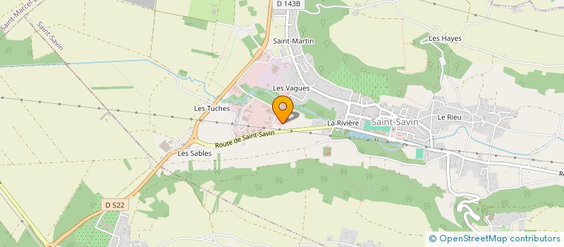 localisation de l'entreprise LC2M à SAINT-SAVIN