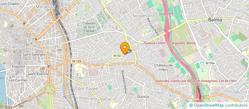 localisation de l'entreprise LC2M  TOULOUSE