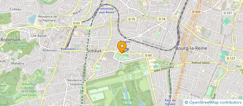 localisation de l'entreprise LC2M DEVELOPPEMENT à SCEAUX