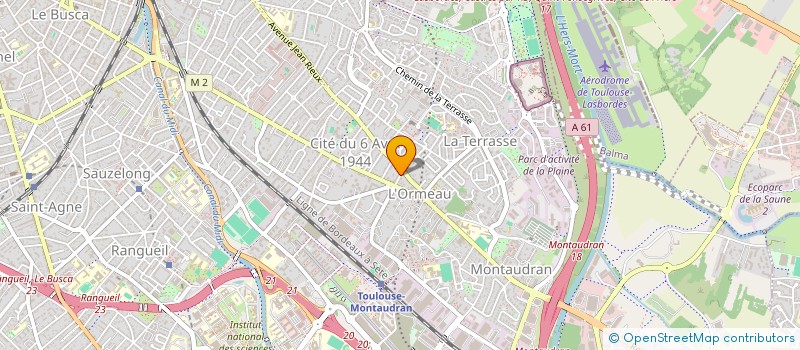 localisation de l'entreprise LC2S à TOULOUSE