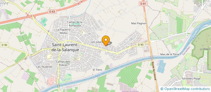 localisation de l'entreprise LC7  SAINT-LAURENT-DE-LA-SALANQUE