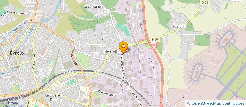 localisation de l'entreprise LC8 à EVREUX