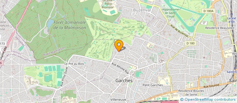 localisation de l'entreprise LCA 123 à GARCHES