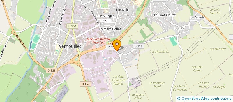 localisation de l'entreprise LCA à VERNOUILLET