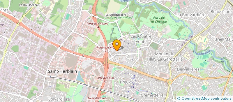 localisation de l'entreprise LCA  SAINT-HERBLAIN