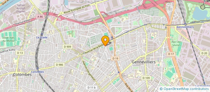 localisation de l'entreprise LCA à ASNIERES-SUR-SEINE