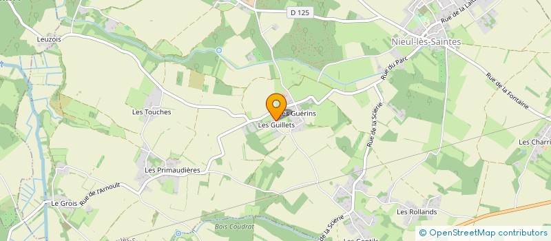 localisation de l'entreprise LCA  NIEUL-LES-SAINTES