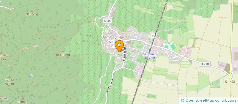 localisation de l'entreprise LCA  DAMBACH-LA-VILLE