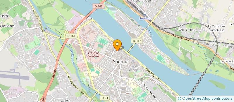 localisation de l'entreprise LCA ASSURANCES CLIMATIQUES  SAUMUR