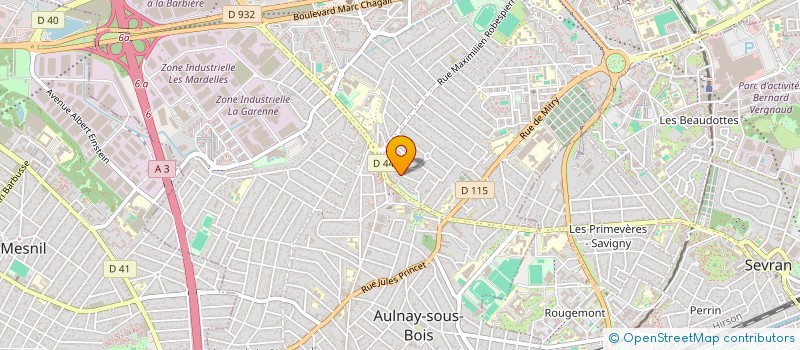 localisation de l'entreprise LCA BATI à AULNAY-SOUS-BOIS