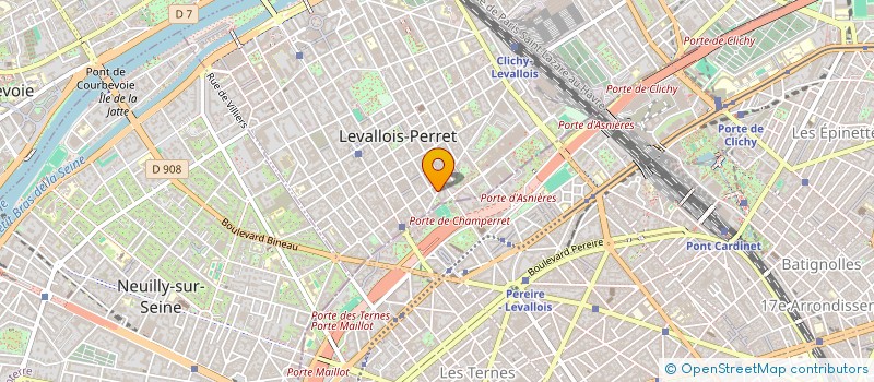 localisation de l'entreprise LCA-CORPORATION à LEVALLOIS-PERRET
