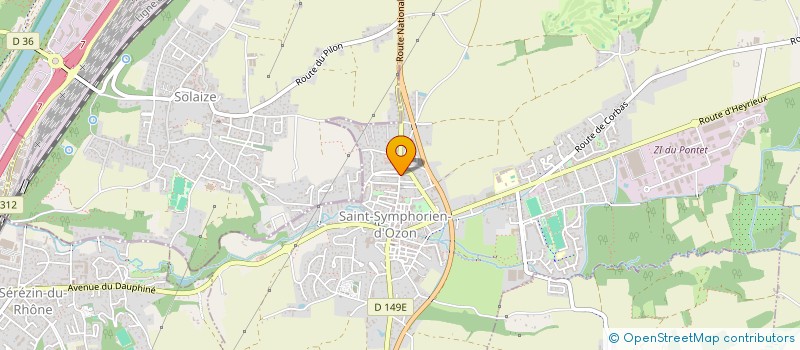 localisation de l'entreprise LCA DE L'OZON  COMMUNAY