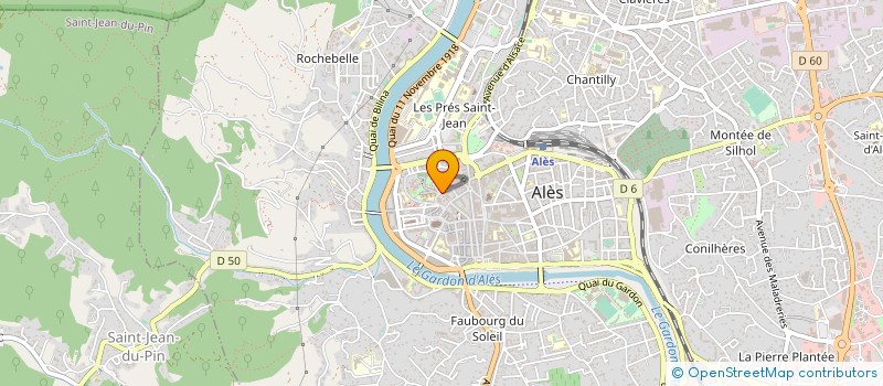 localisation de l'entreprise LCA FINANCEMENT à ALES