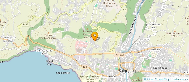 localisation de l'entreprise LCA FIXATIONS  SAINT-JOSEPH