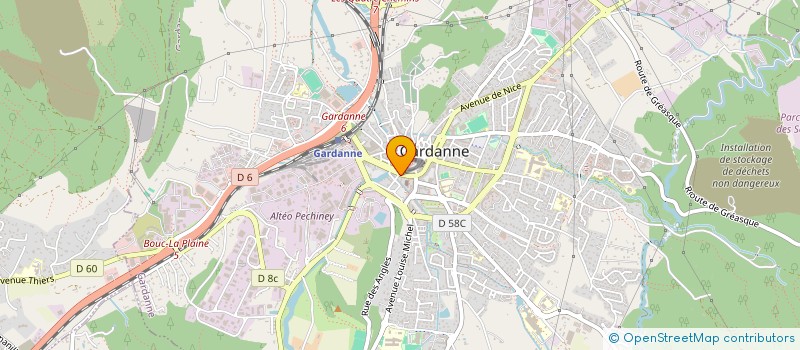 localisation de l'entreprise LCA GARDANNE à GARDANNE