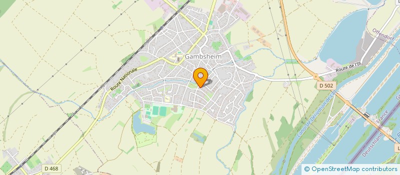 localisation de l'entreprise LCA INVEST  GAMBSHEIM