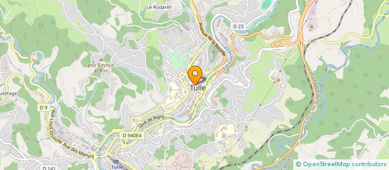 localisation de l'entreprise LCA OPTIQUE  TULLE