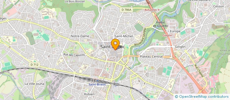 localisation de l'entreprise LCA PARTNERS  SAINT-BRIEUC